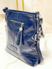 Imagen de Cartera Serena Azul Milano Croco
