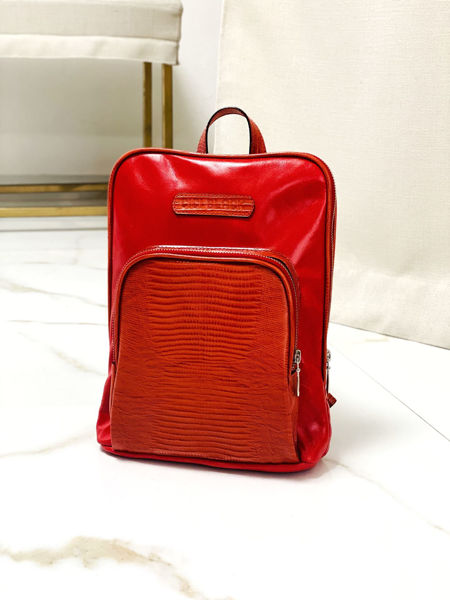Imagen de Mochila Bouman Rojo Milano Lagarto