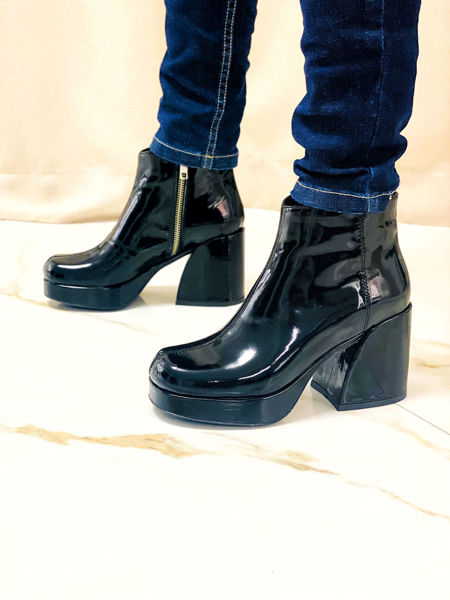 Imagen de Bota Ravenclaw Negro Charol