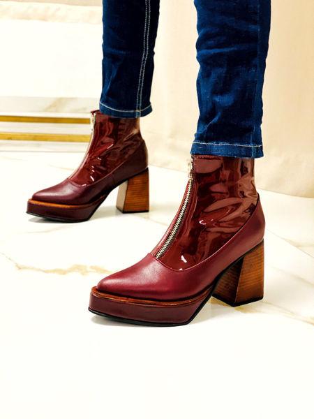 Imagen de Bota Filch Bordo Charol