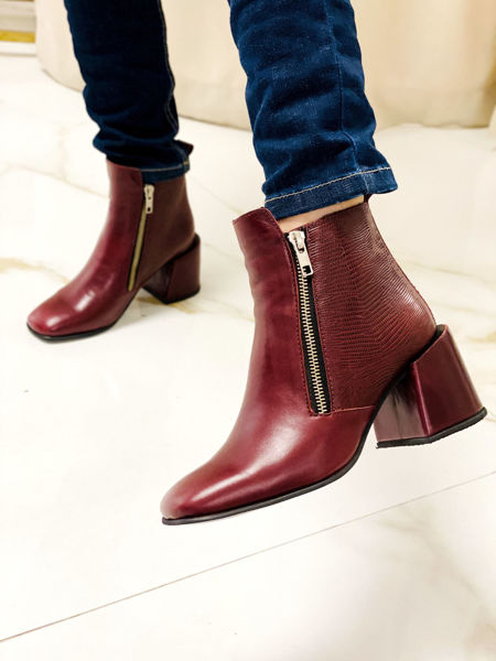 Imagen de Bota Taylor Bordo Lagarto