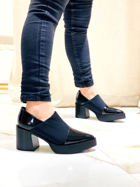 Imagen de Zapato Slytherin Negro Charol