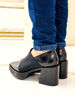 Imagen de Zapato Slytherin Negro Croco