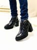 Imagen de Bota London Negro Milano Charol