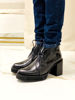 Imagen de Bota London Negro Milano Charol