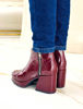 Imagen de Bota Bhaskara Bordo Charol