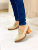 Imagen de Zapato Weierstrass Natural Charol
