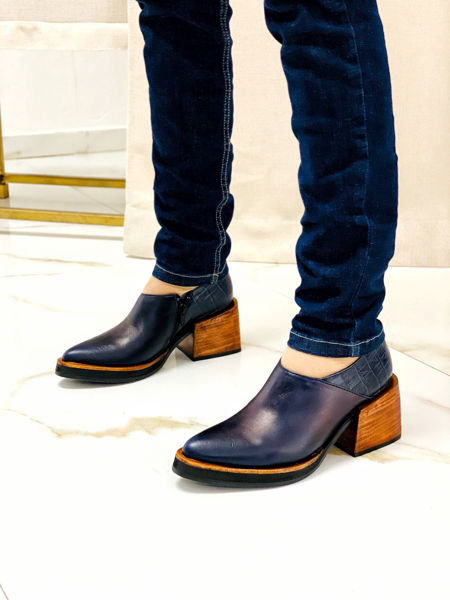 Imagen de Zapato Pacioli Azul Croco