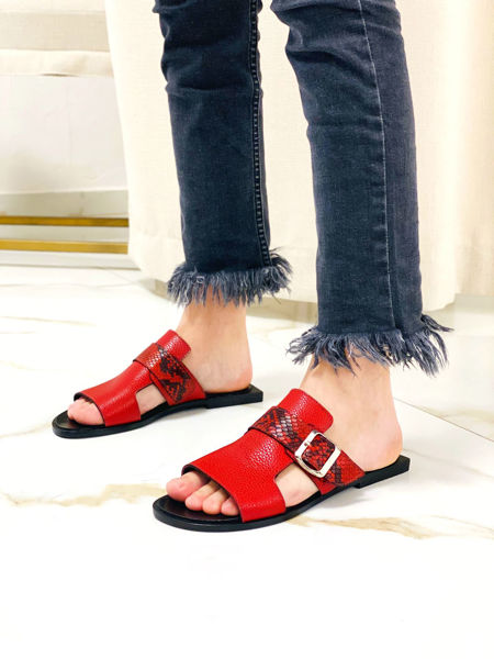Imagen de Sandalia Calpe Rojo Vibora