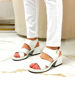 Imagen de Sandalia Wiles Off White Charol