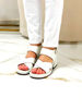 Imagen de Sandalia Wiles Off White Charol