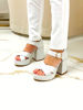 Imagen de Sandalia Thales Blanco Milano
