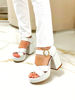Imagen de Sandalia Thales Blanco Milano