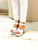 Imagen de Sandalia Thales Off White Charol
