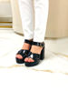 Imagen de Sandalia Thales Negro Charol