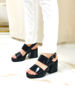 Imagen de Sandalia Toronto Negro Charol