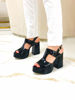 Imagen de Sandalia Wembley Negro Charol