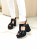 Imagen de Sandalia Wembley Negro Charol