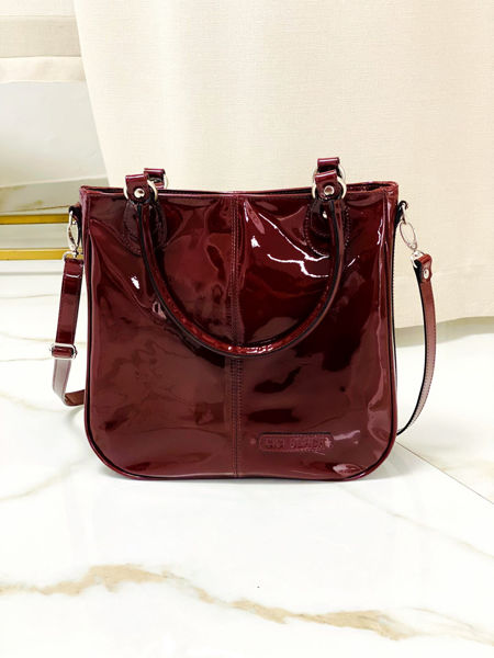 Imagen de Cartera Brit Bordo Charol