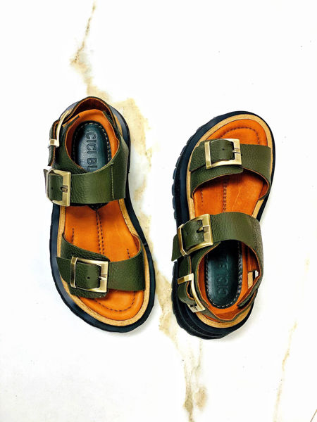 Imagen de Sandalia Gibson Verde Flouter