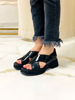 Imagen de Sandalia Depp Negro Milano Charol