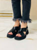 Imagen de Sandalia Depp Negro Milano Charol