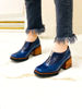 Imagen de Zapato Clooney Azul Milano Lagarto
