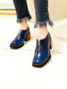 Imagen de Zapato Clooney Azul Milano Lagarto