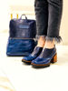 Imagen de Zapato Clooney Azul Milano Lagarto