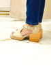 Imagen de Sandalia Hudson Natural Milano Charol