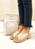Imagen de Sandalia Pitt Natural Milano Charol