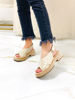 Imagen de Sandalia Pitt Natural Milano Charol