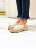 Imagen de Sandalia Pitt Natural Milano Charol
