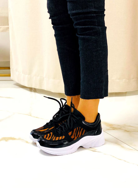 Imagen de Sneaker Willis Negro y Marrón pelo