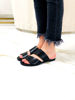 Imagen de Sandalia Newman Negro Croco