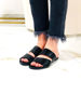 Imagen de Sandalia Newman Negro Croco