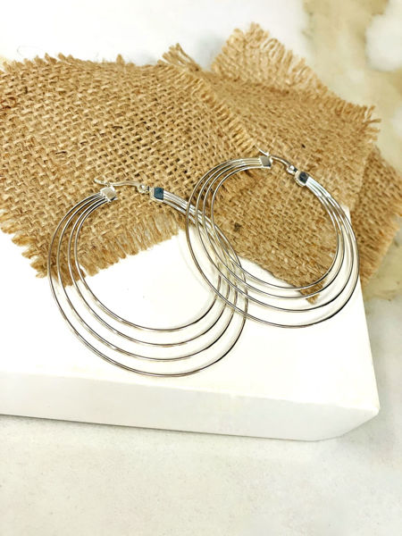 Imagen de Aros Byron Plateados