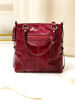 Imagen de Cartera Degas Bordo Milano Lagarto