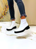 Imagen de Bota Krum Blanco Milano Charol