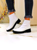 Imagen de Bota Krum Blanco Milano Charol