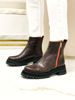 Imagen de Bota Lavinia Chocolate y Terracota