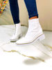 Imagen de Bota Krum Blanco Charol Lagarto