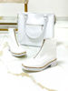 Imagen de Bota Krum Blanco Charol Lagarto