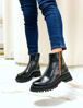Imagen de Bota Lavinia Negro y Whisky
