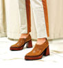 Imagen de Zapato Picasso Whisky Trenzado