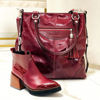 Imagen de Cartera Degas Bordo Milano Lagarto