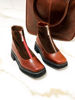 Imagen de Bota Krum Chocolate y Rojo
