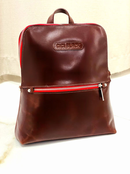 Imagen de Mochila Quidditch Chocolate y Rojo