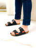 Imagen de Sandalia Banff Negro y Marron