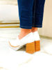 Imagen de Zapato Vasari Blanco Lagarto Charol